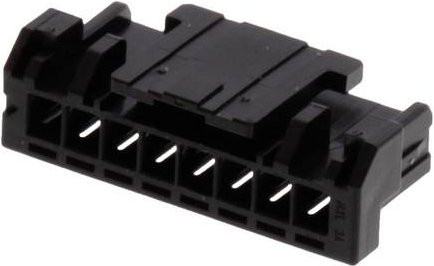 Molex Buchsengehäuse-Kabel Schwarz, 8 Polzahl, Rastermaß: 2.00 mm - Bild 1