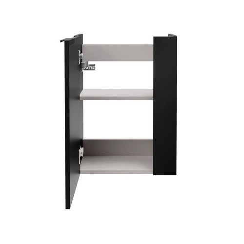 Fackelmann Waschbeckenunterschrank SBC Gäste Bad Schwarz Matt B/H/T: 44 x 60 x 24,3 cm - Bild 3