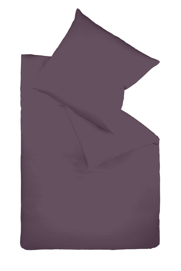 Fleuresse Bettwäsche aus Mako-Satin in Blau und Lila, B/H: 240 x 220 cm - Bild 1
