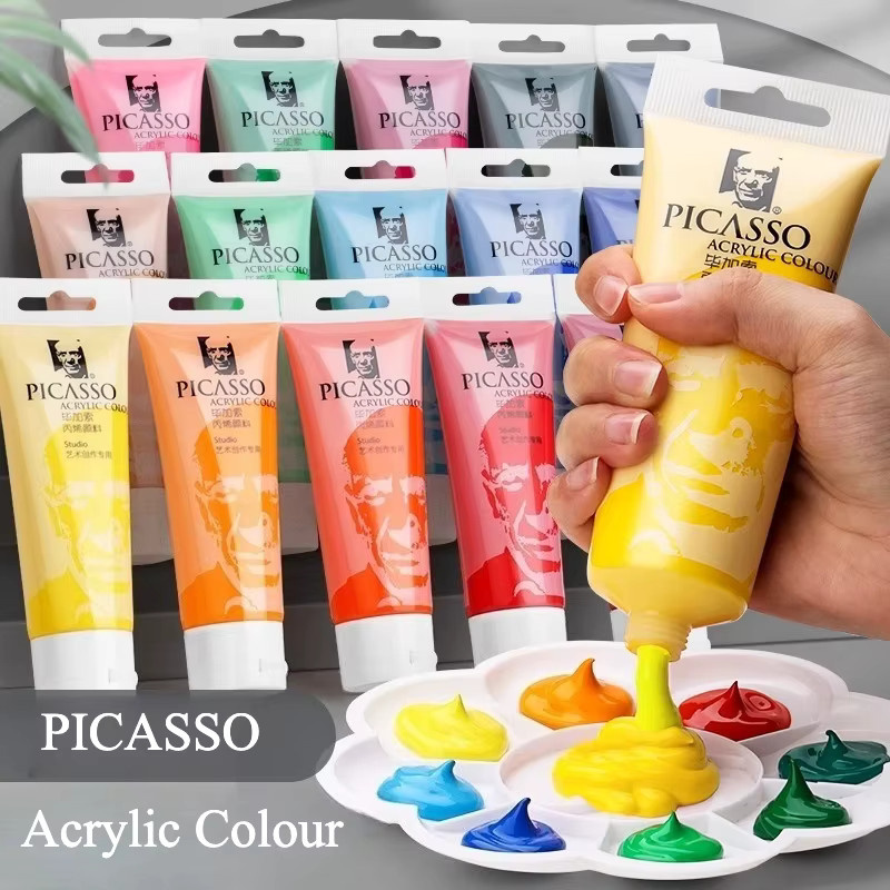 PHOENIX PICASSO Acrylfarbe für Profis in Orange, Rot und Mehrfarbig, 75 ml oder 300 ml - Bild 2