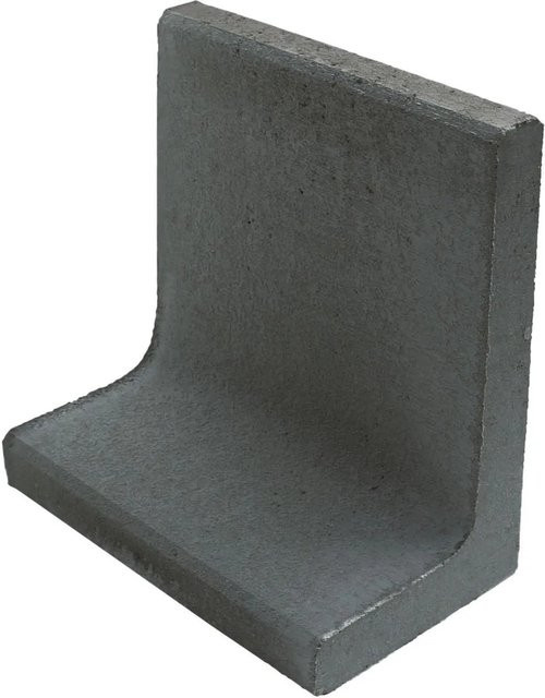 Diephaus L-Stein unbewehrt aus Beton in Anthrazit B: 60 cm, T: 50 cm, H: 40 cm, Tiefe: 7 cm - Bild 1