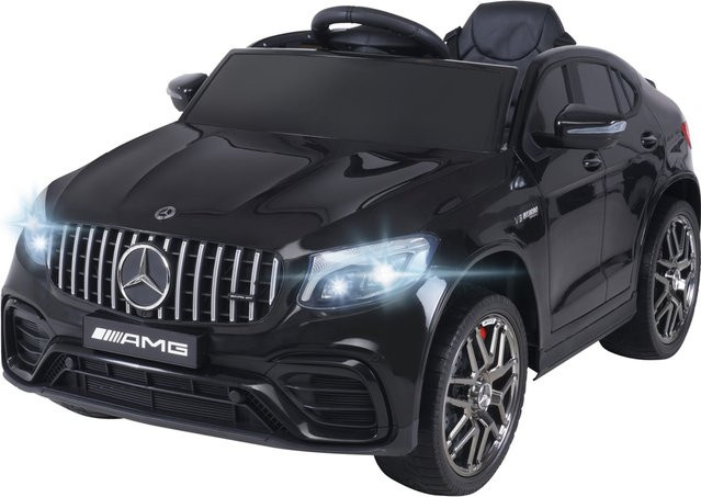 Mercedes AMG GLC 63S Coupé Kinder-Elektroauto mit Fernbedienung Schwarz - Bild 1