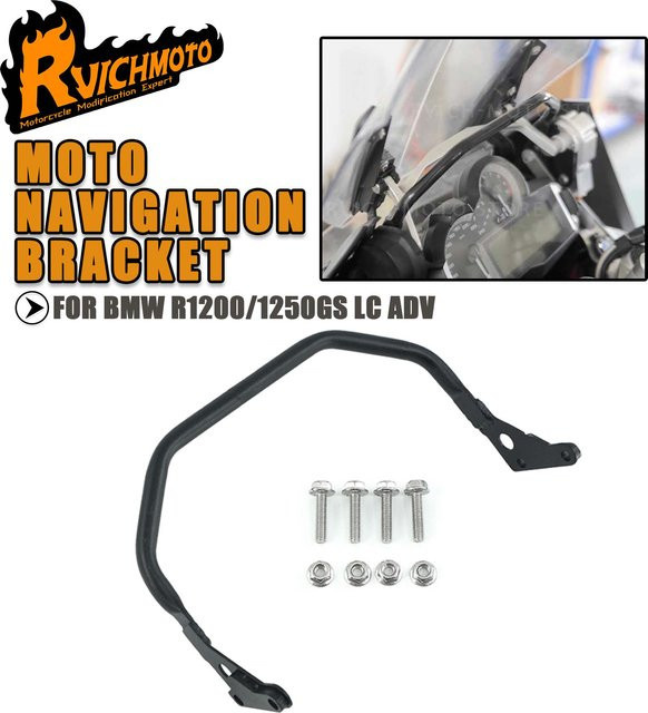 Vansong GPS Handy-Navigation Halterung für BMW R1200GS R1250GS LC ADV in Schwarz - Bild 1