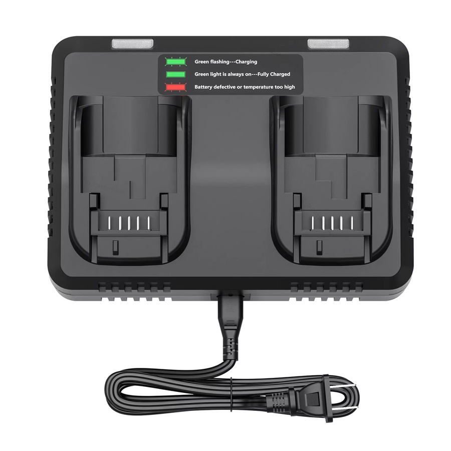 EU Stecker Ersatz für Dewalt 18V-60V Akku Ladegeräte DCB206 DCB205 DCB200 DCB609 in Schwarz - Bild 5