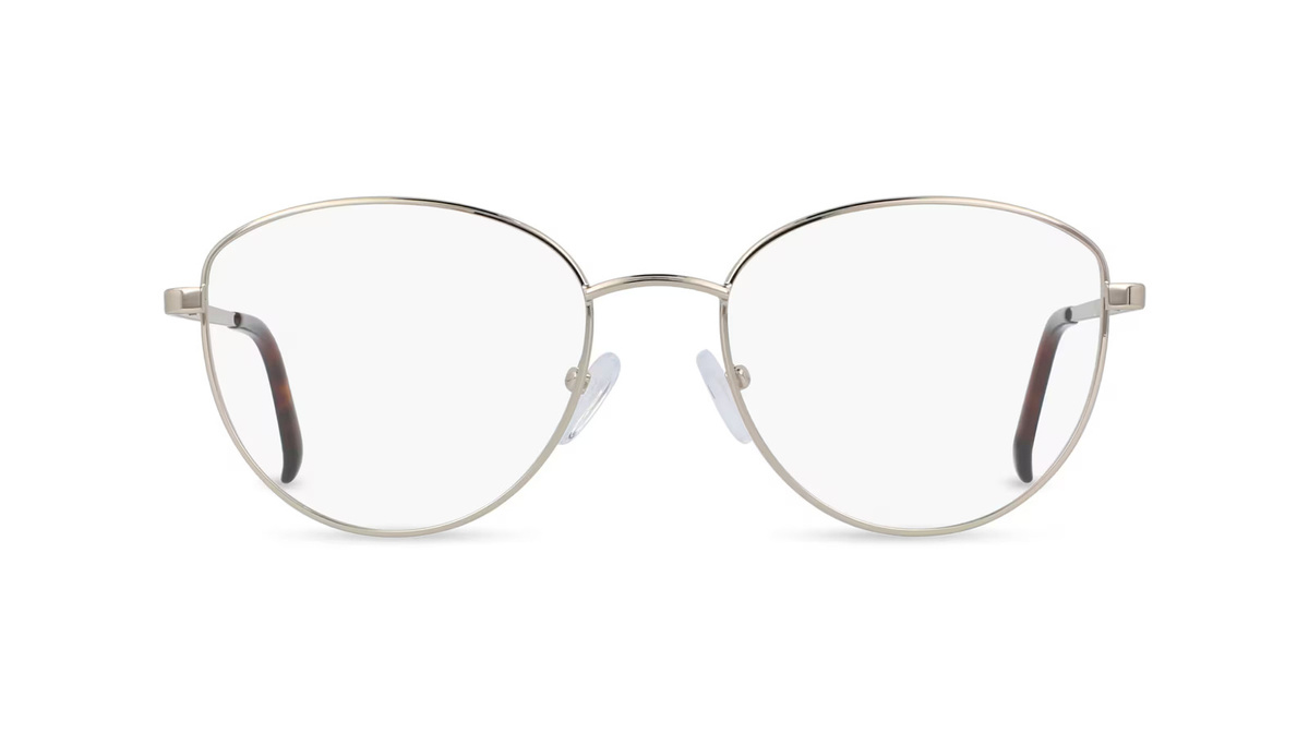 Fielmann BD 481 CL Korrektionsbrille, Vollrand, Quadratisch, Edelstahl, gold, Damen - Bild 1