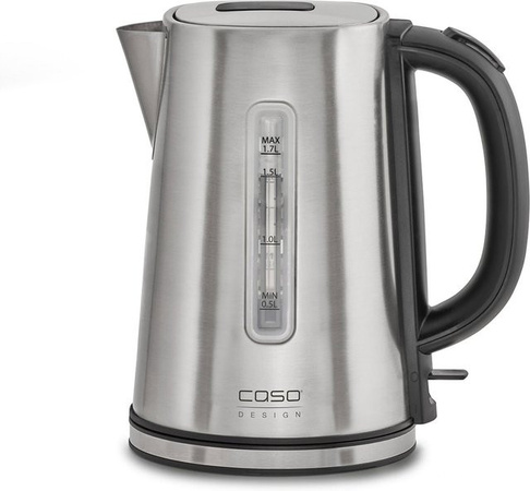 Caso CAS 1886 Classico WK 2200 Wasserkocher aus Edelstahl in Silber