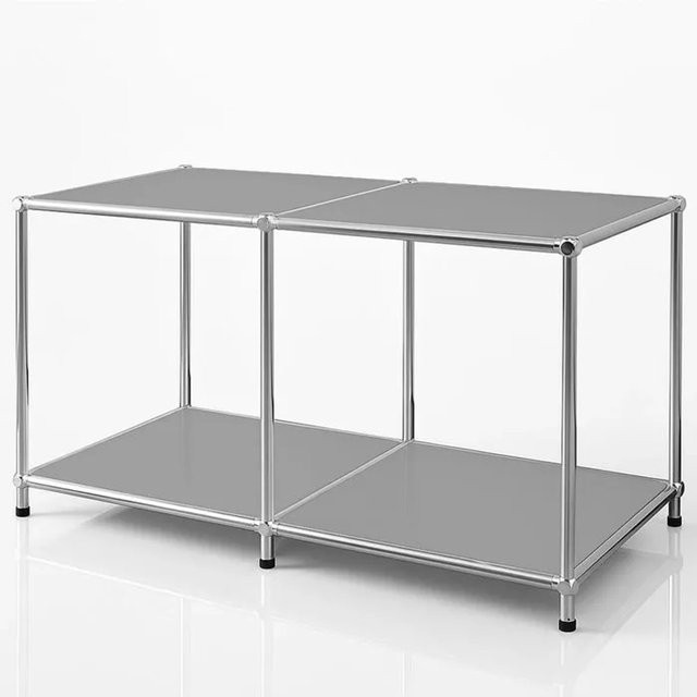 Floordirekt Metallregal Concept Epure MK-016 Sideboard in Grau, B/T/H: 78 x 40 x 46 cm - Bild 1