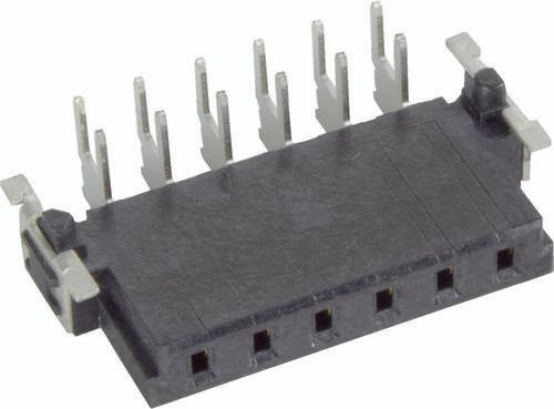 HARTING Federleiste aus Messing in Schwarz 400 Stück - Bild 1