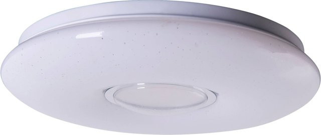 Näve Picton LED-Deckenleuchte in Weiß, dimmbar mit Fernbedienung und CCT-Funktion, Durchmesser: 50 cm, Höhe: 13 cm - Bild 1