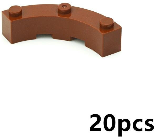 Runde Kegel Ziegel 48092 Runde Ecke 4x4 Gebogener Stein, Bausteine, ab 6 Jahren - Bild 1