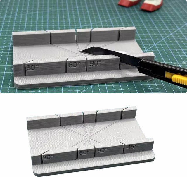 SANMERSEN Mehrwinkel-Schneidhilfe, Modell-Bastelwerkzeuge, 1-teiliges Set - Bild 1