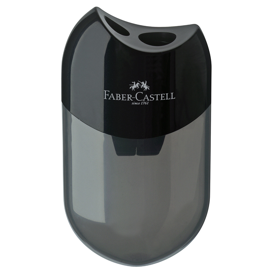 Faber-Castell Doppelspitzdose aus Kunststoff in Schwarz - Bild 3