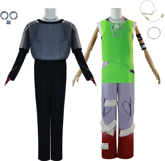 HHYRCOS Alien Stage Till Cosplay Kostüm, Grau, Set / Bundle - Bild 1