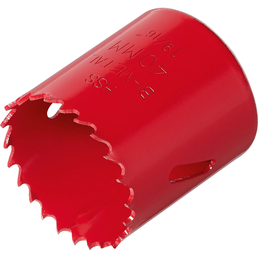 LUX-TOOLS Bi-Metall Lochsäge aus Stahl in Rot mit Ø 44 mm - Bild 1