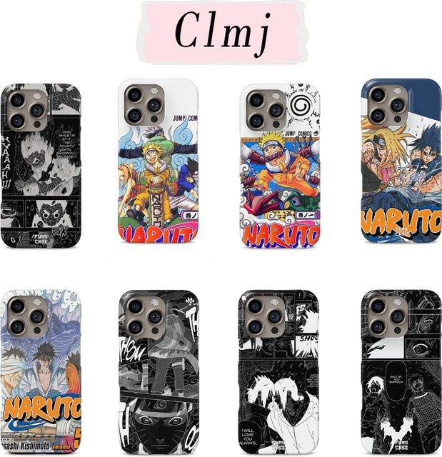 Bandai Anime Naruto Handyhülle in Multicolor für iPhone Modelle mit doppelschichtigem Schutz - Bild 1