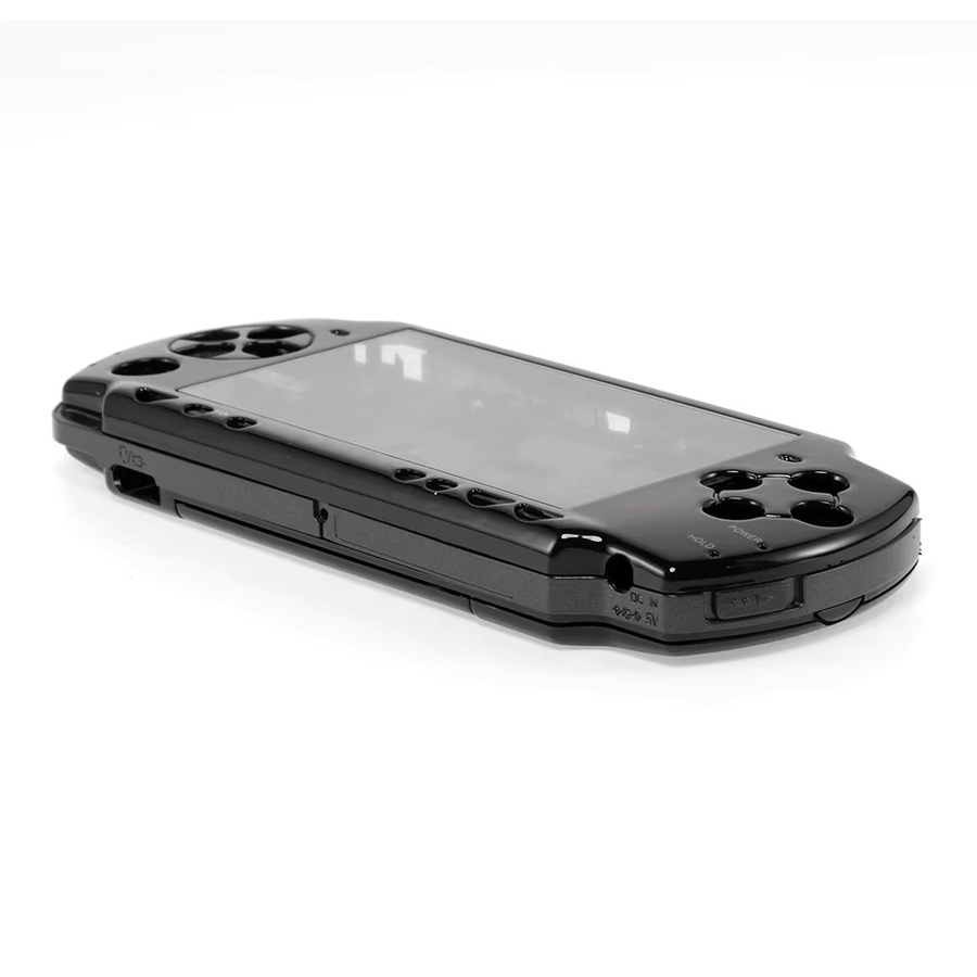 LAIMANEI Gehäuseabdeckung mit Tastensatz für PSP2000 in Schwarz und Transparent im Retro-Design - Bild 3