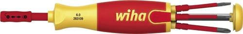 Wiha Magazin-Schraubendreher LiftUp electric mit 6 slimBits in Rot und Gelb - Bild 1