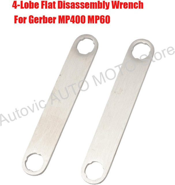 Gerber 4-Lappen-Flach-Demontageschlüssel für MP400 und MP60 Center-Drive Multi-Tools in Silber - Bild 1