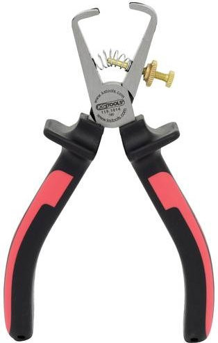 KS Tools ERGOTORQUE Abisolierzange aus Stahl in Multicolour, Länge: 180 mm - Bild 1