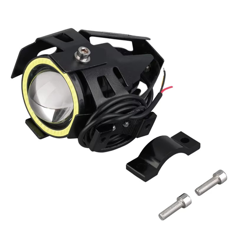LED E-Bike Scheinwerfer für Lenker mit DC 12V-80V Eingang in Schwarz - Bild 4