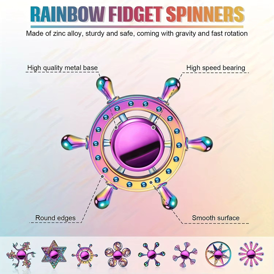 XYTLEZONE Fidget-Spinner, 1-teiliges Set, Zinklegierung - Bild 5