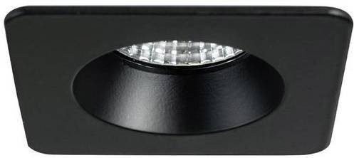 Brumberg LED-Einbauleuchte 12267083 in Schwarz, quadratisch, 6W, warmweiß, IP54 - Bild 1