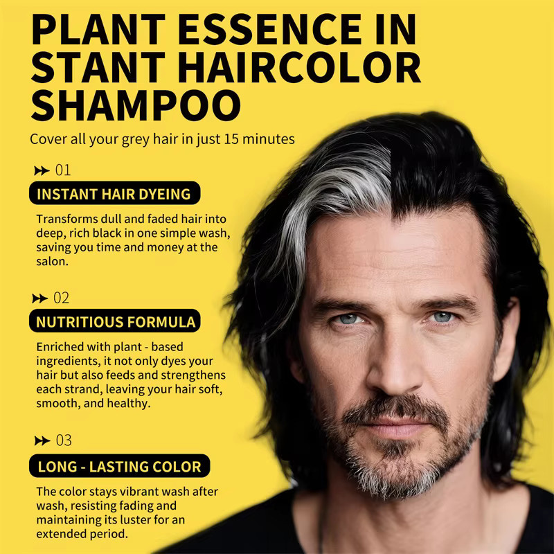 Sevich Haarfärbe-Shampoo, Schwarz, Unisex - Bild 3
