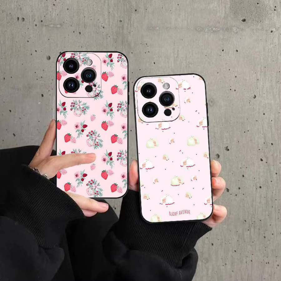 BerriesS Print Avenue Djerf Handyhülle für iPhone 11 bis 17 Pro Max in Schwarz - Bild 2