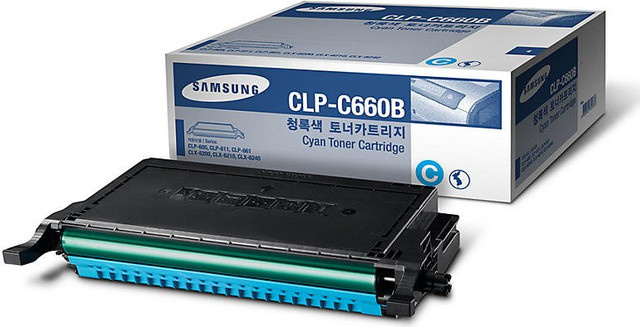 HP Inc. Cyan Toner Cartridge CLP-C660B High Yield (ST885A) für Samsung Laserprinter - Bild 1