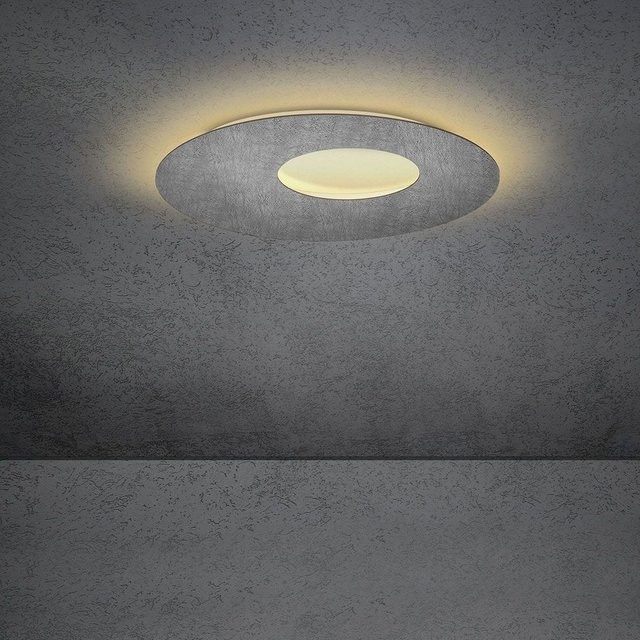 Escale Blade Open 59 LED Wand- und Deckenleuchte in Betonoptik und Gold mit Up-and-Down-Effekt - Bild 1