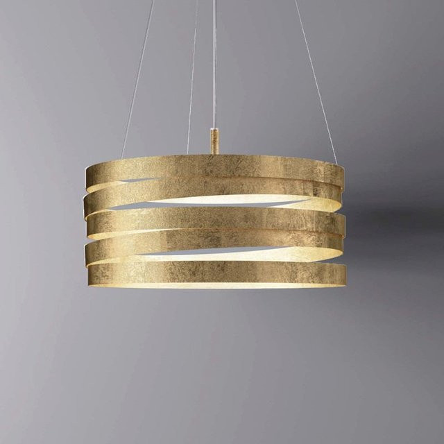 Marchetti Band Sospensione S50 LED-Pendelleuchte in Gold/Messing aus Metall - Bild 1