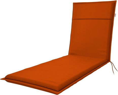 DOPPLER Liegenauflage Life in Orange, gesteppt, B: 60 cm, T: 195 cm, H: 4 cm - Bild 1