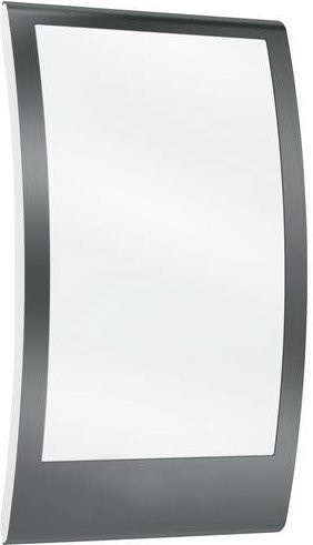 Steinel Außenwandleuchte L 22 eckig Anthrazit mit Edelstahl-Blende und E27 Fassung - Bild 1
