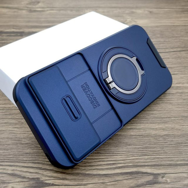 Robuste Armor Stoßfeste Handyhülle für Google Pixel 9 Pro XL mit Schiebeschutz für die Kamera in Blau - Bild 1