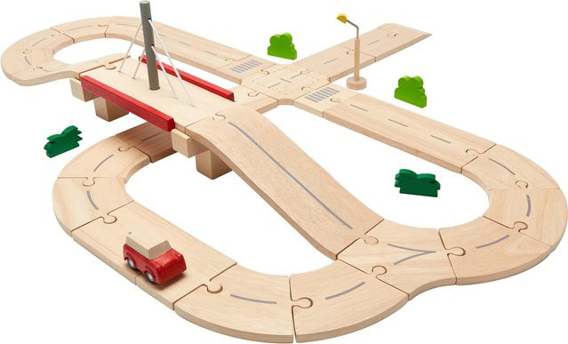 Plantoys Straßensystem Holz, ab 3 Jahre - Bild 1