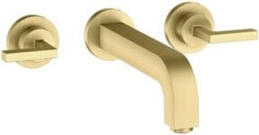 Hansgrohe Axor Citterio UP-3-L Waschtischarmatur mit Hebelgriff in gebürstetem Nickel - Bild 1