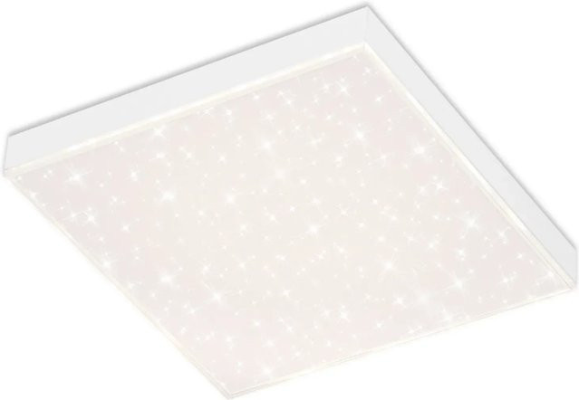 Brilo LED-Panel Frameless Weiß, dimmbar mit Fernbedienung und Controller, H x B x T: 6,1 x 29,5 x 29,5 cm - Bild 1