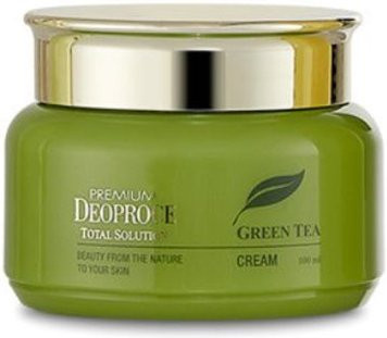 Deoproce Green Tea Total Solution Cream, 100 ml, mit Hyaluronsäure - Bild 1
