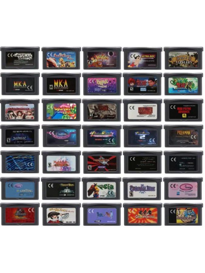 Bandai GBA 32-Bit Videospielkassette Lady Sia Lufia Magical Vacation Metal Slug Ninja Cop Action Games für GBA/SP in Multicolour - Bild 2