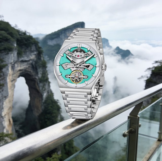 PAGANI DESIGN Armbanduhr Automatik, Edelstahl, Schwarz, Herren - Bild 1