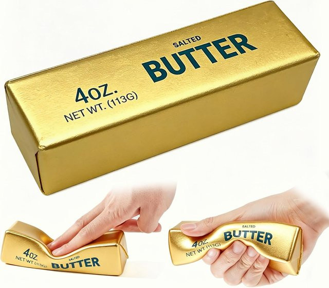 Hot Toys Butter-Stick, Silikon-Quetsch-Stressabbau-Gadget - Bild 1