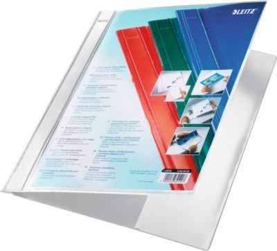LEITZ Schnellhefter Exquisit DIN A4 aus PVC in Weiß - Bild 1