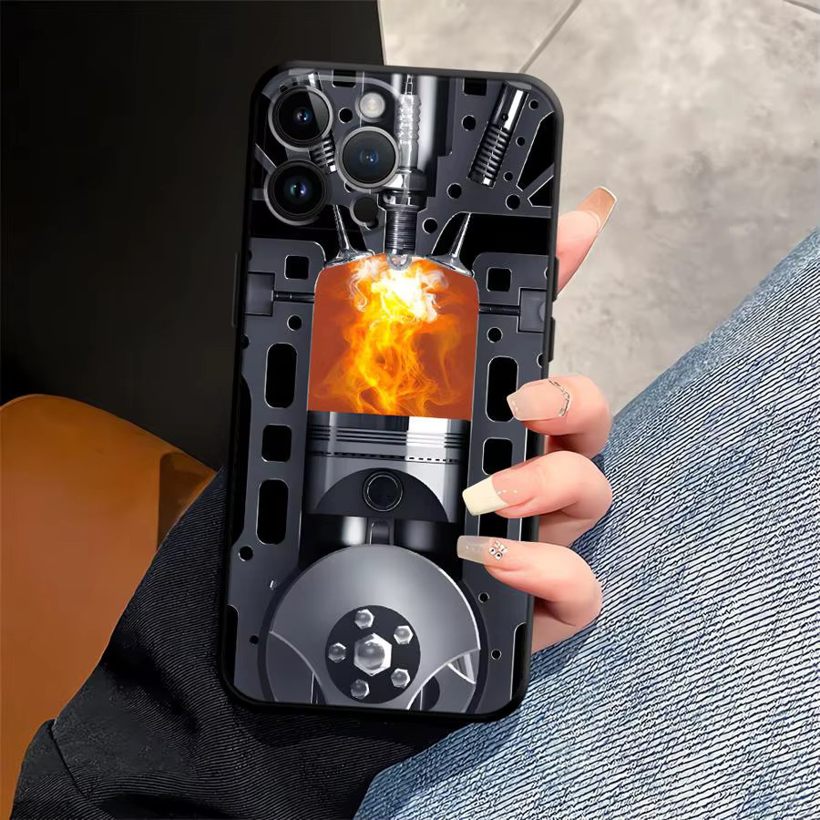 Funda Mechanische Kraft Handyhülle für Apple iPhone in Multicolour - Bild 4