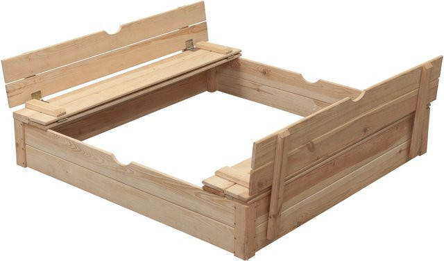 SwingKing Sandkasten Robert aus druckimprägniertem Holz B/T: 150 x 120 cm - Bild 1