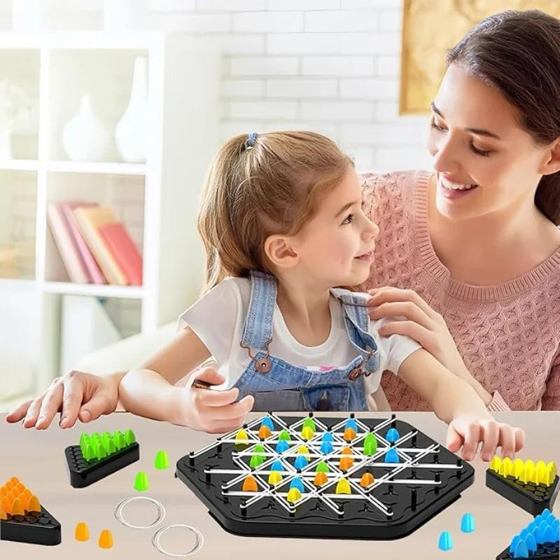 Yiran bag Geometrie Kette Schach Puzzle Desktop Spielzeug ab 3 Jahren - Bild 2