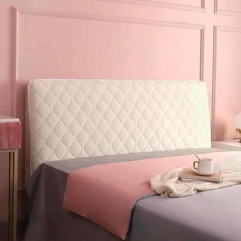 Weicher und verdickter Bett-Kopfteil-Bezug als Anti-Staub-Schutz, B: 170 cm, H: 70 cm - Bild 2