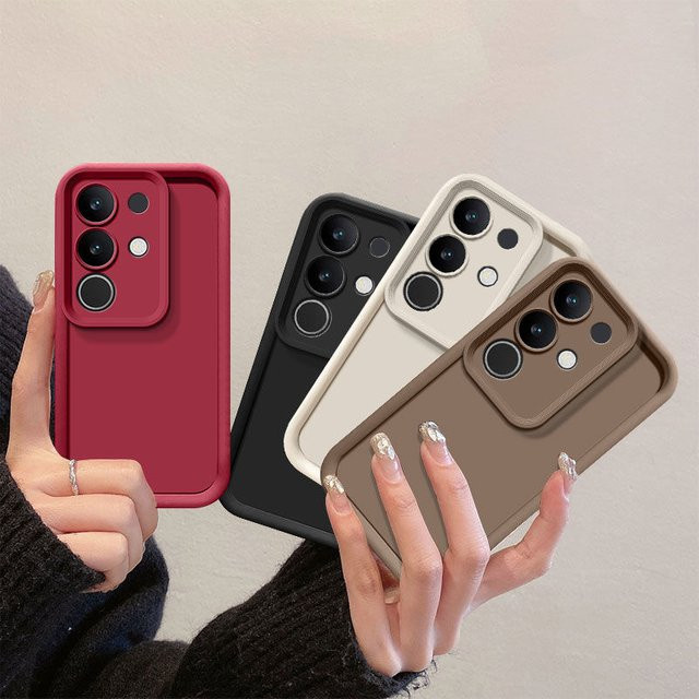 Stoßfeste Matte Schutzhülle für Vivo T4X 5G, IQOO Z10X und Vivo Y29 4G in Weiß mit Hautgefühl - Bild 1