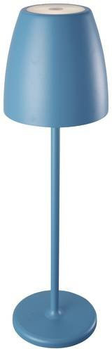 Megatron TAVOLA LED-Außentischlampe in Blau, dimmbar, IP54, mit Touch-Funktion und USB-Anschluss - Bild 1