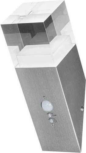 LEDVANCE Endura Style Cube Crystal LED-Außenwandleuchte mit Bewegungsmelder in Edelstahloptik und IP44 Schutzart - Bild 1