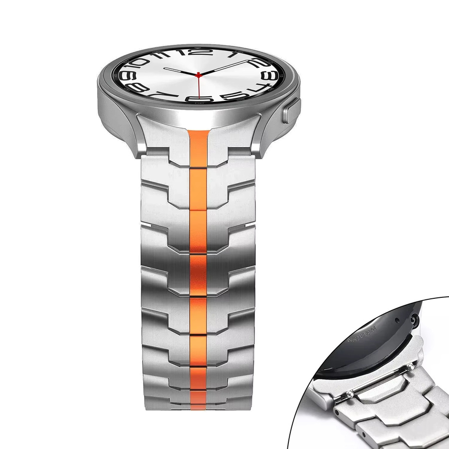 Geekthink Uhrenarmband Edelstahl, Silber, Unisex - Bild 2
